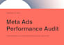 audit your meta facebook ads and create an action plan